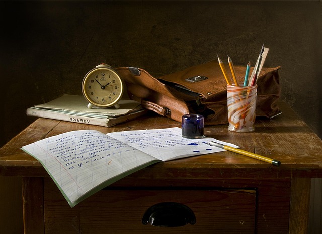 Stationery collection with journals, clips, and writing instruments